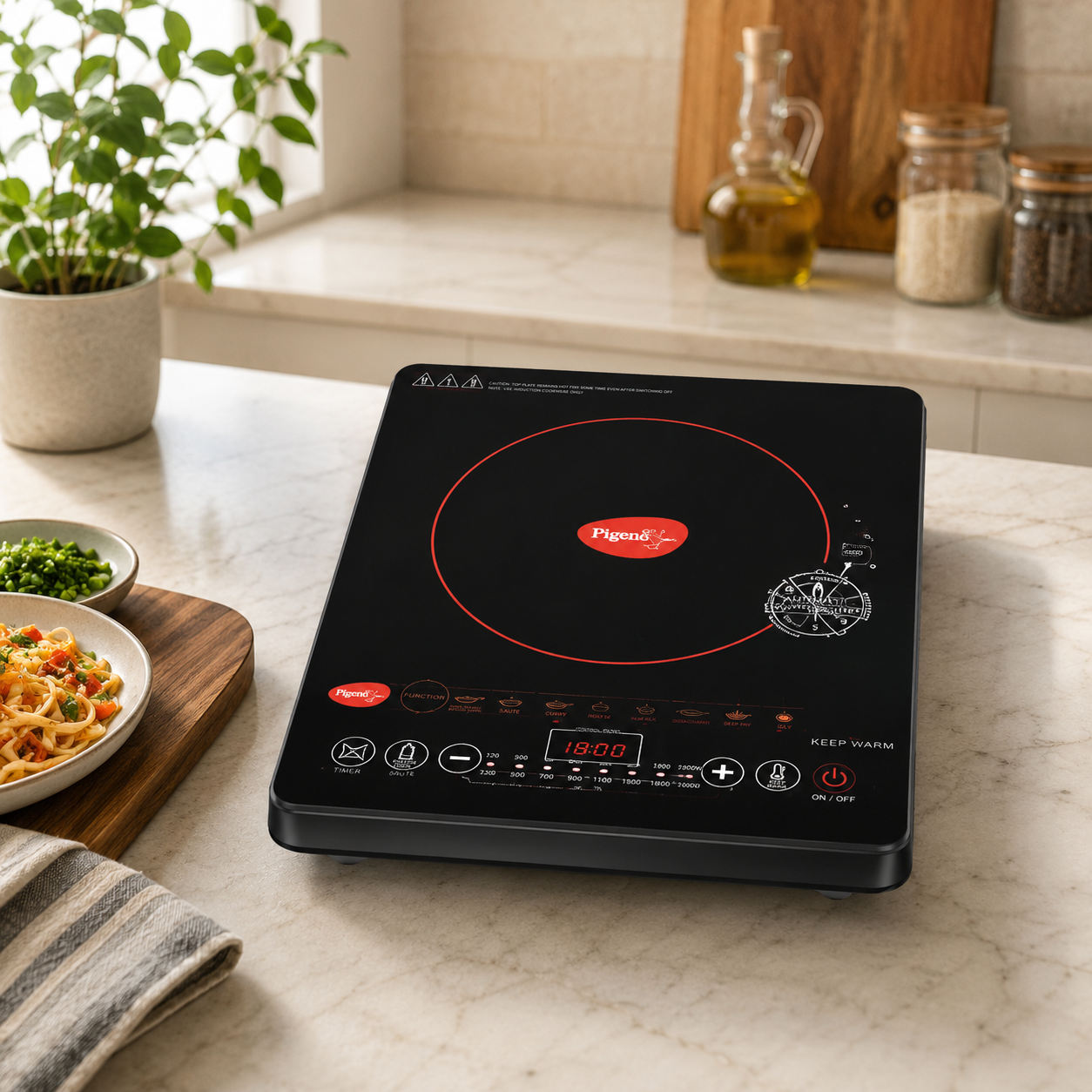 RAPIDO TOUCH DX – 2100W Induction Cooktop
